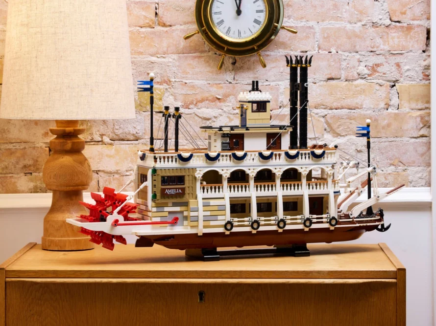 [四月新品] LEGO Ideas 首次突破 4,000 片！21356 River Steamboat 復古蒸汽船全面啟航！