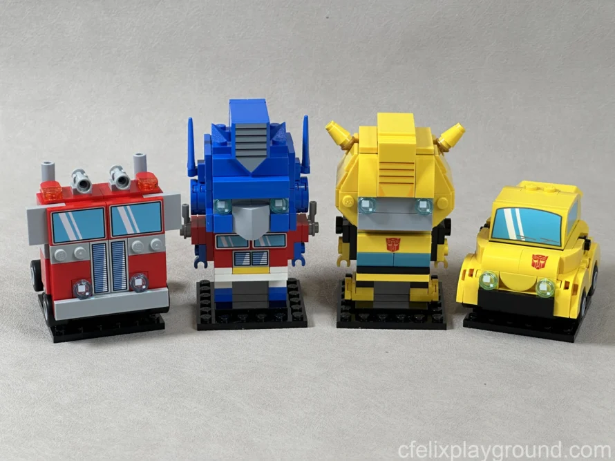 [開箱] 變形金剛粉絲必收！LEGO Transformers 40803 柯博文 & 40804 大黃蜂 BrickHeadz 開箱報告！