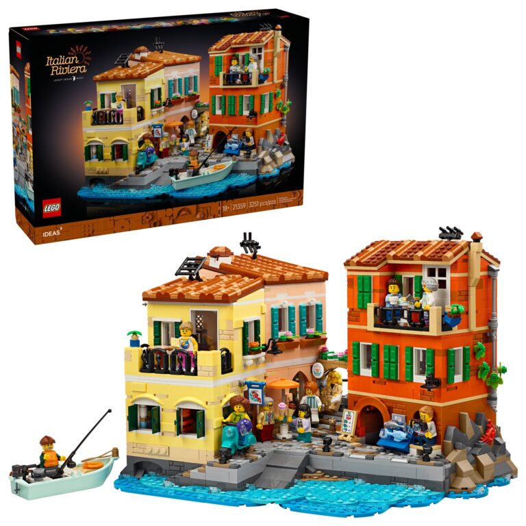 [八月新品] LEGO Ideas 21359 Italian Riviera 義大利里維埃拉發表！一起來探索充滿義式風情的小漁村！ - 菲 ...