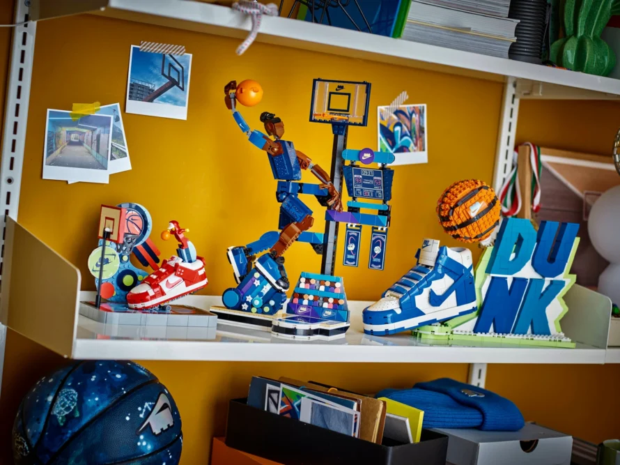 [九月新品] 必收聯名！LEGO x Nike 第二波重磅登場！灌籃場景、潮流鞋款周邊一次看！