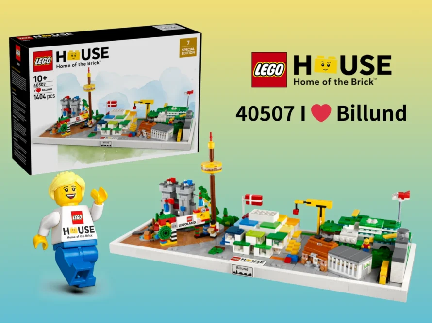 [News] 全世界只有丹麥才買得到！LEGO House 限定「40507 I ❤️ Billund」三月發售！