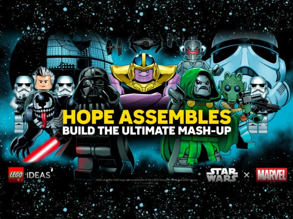 LEGO Ideas Hope Assembles 星際大戰 x 漫威 創作挑戰主視覺