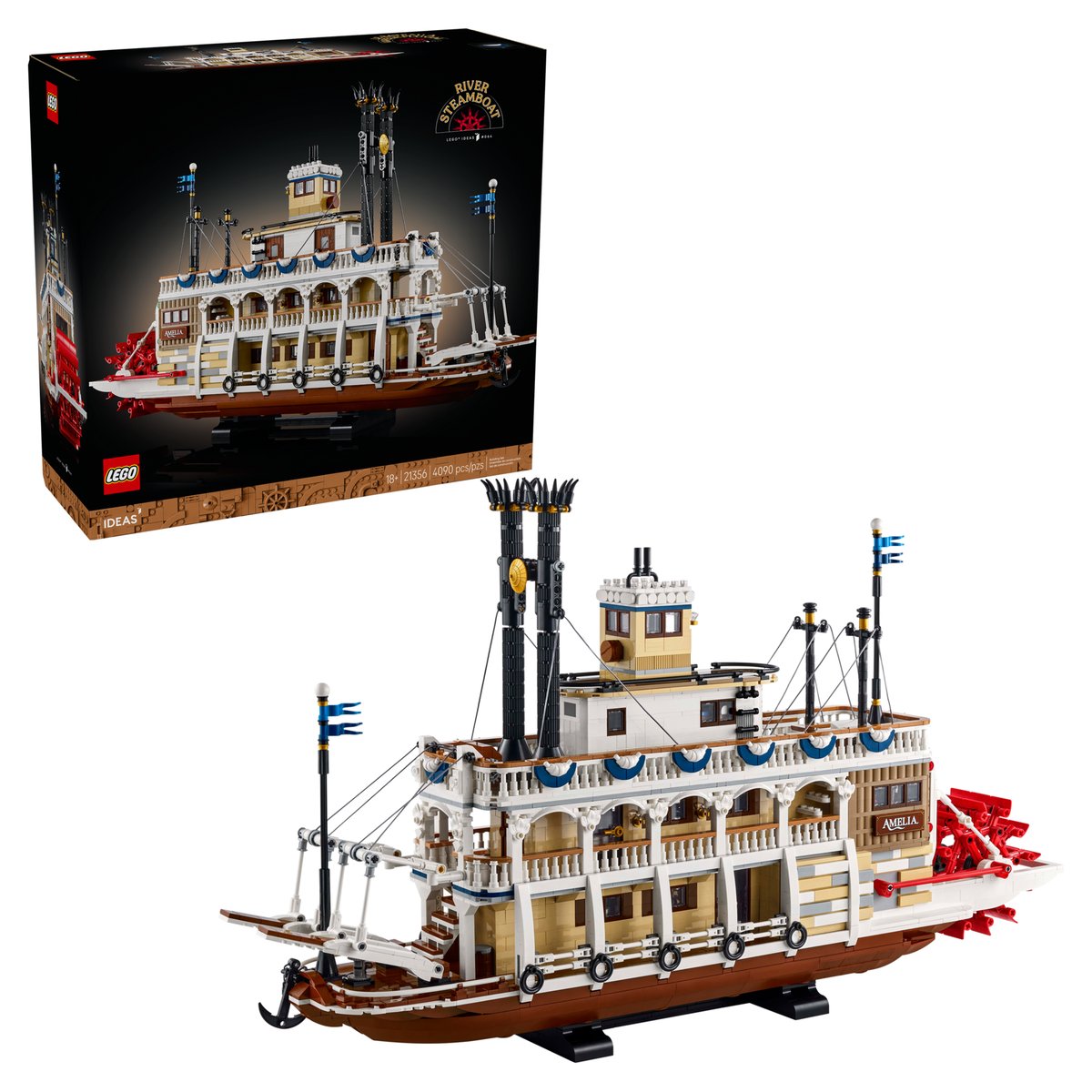 LEGO 21356 河上汽船