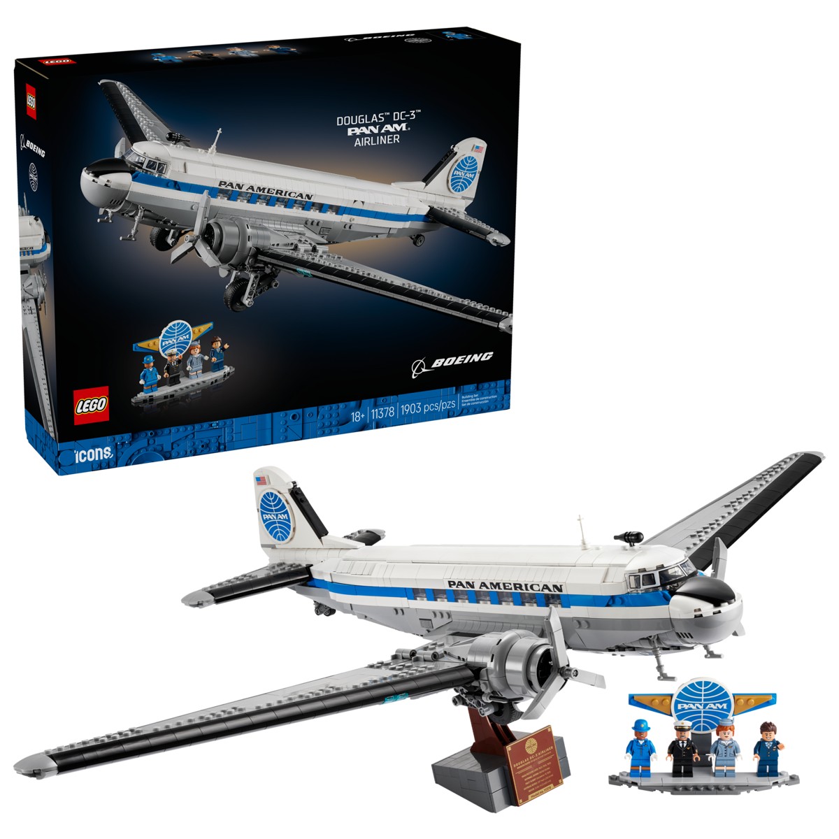 LEGO 11378 Douglas™ DC-3™ PAN AM® 客機