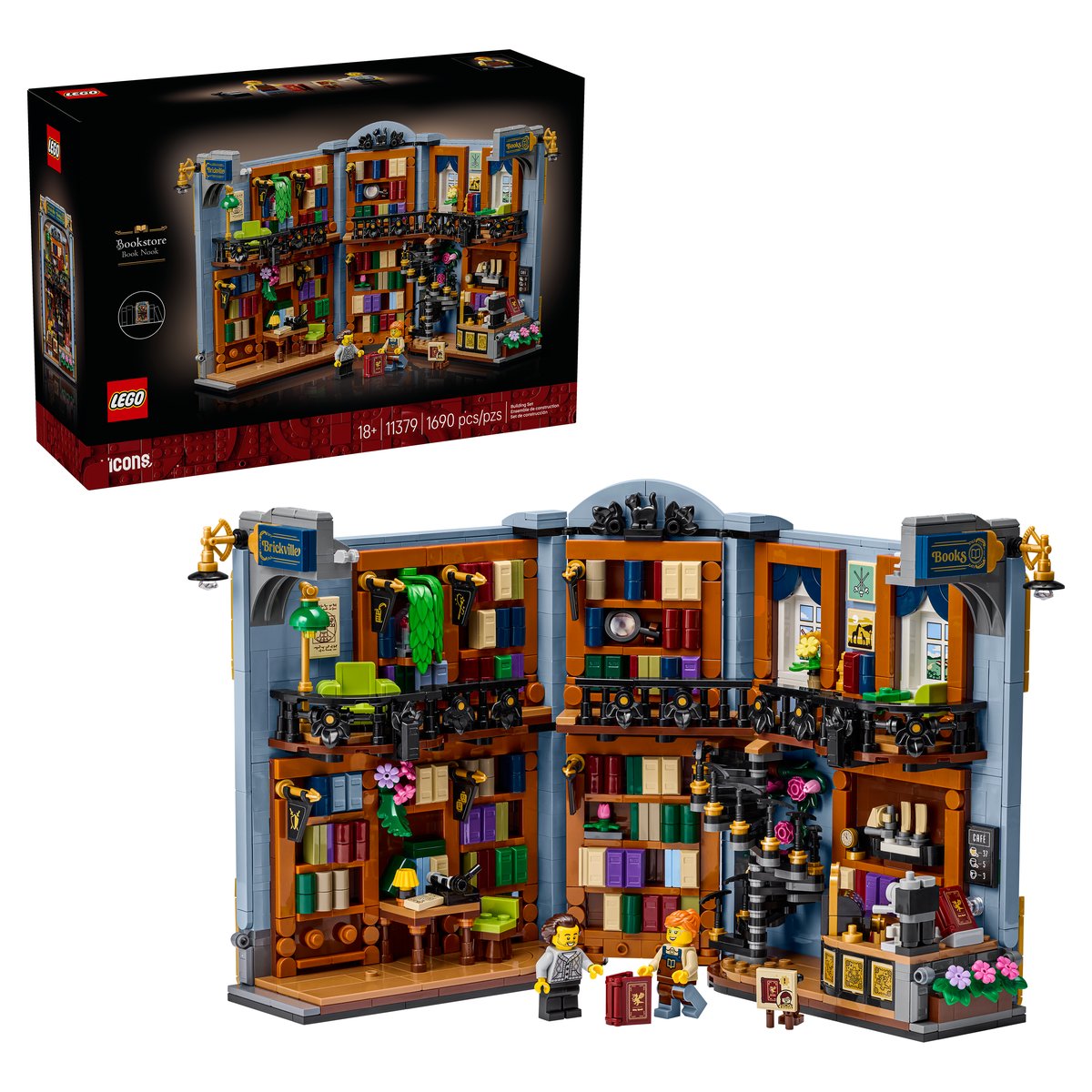 LEGO 11379 書店：書擋擺飾
