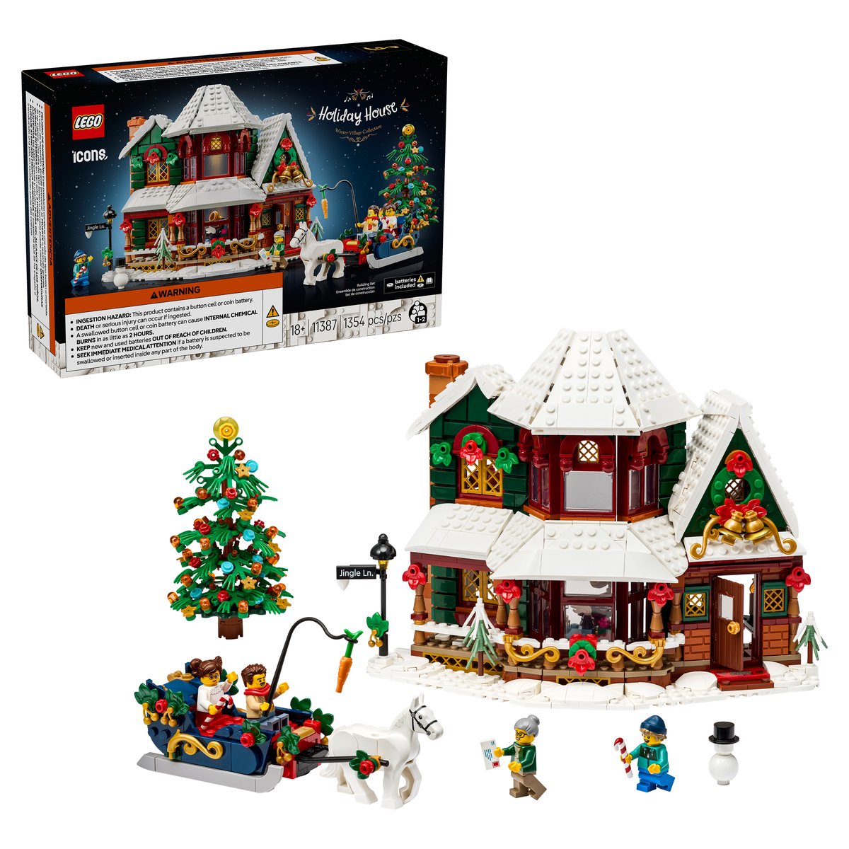 LEGO 11387 佳節小屋