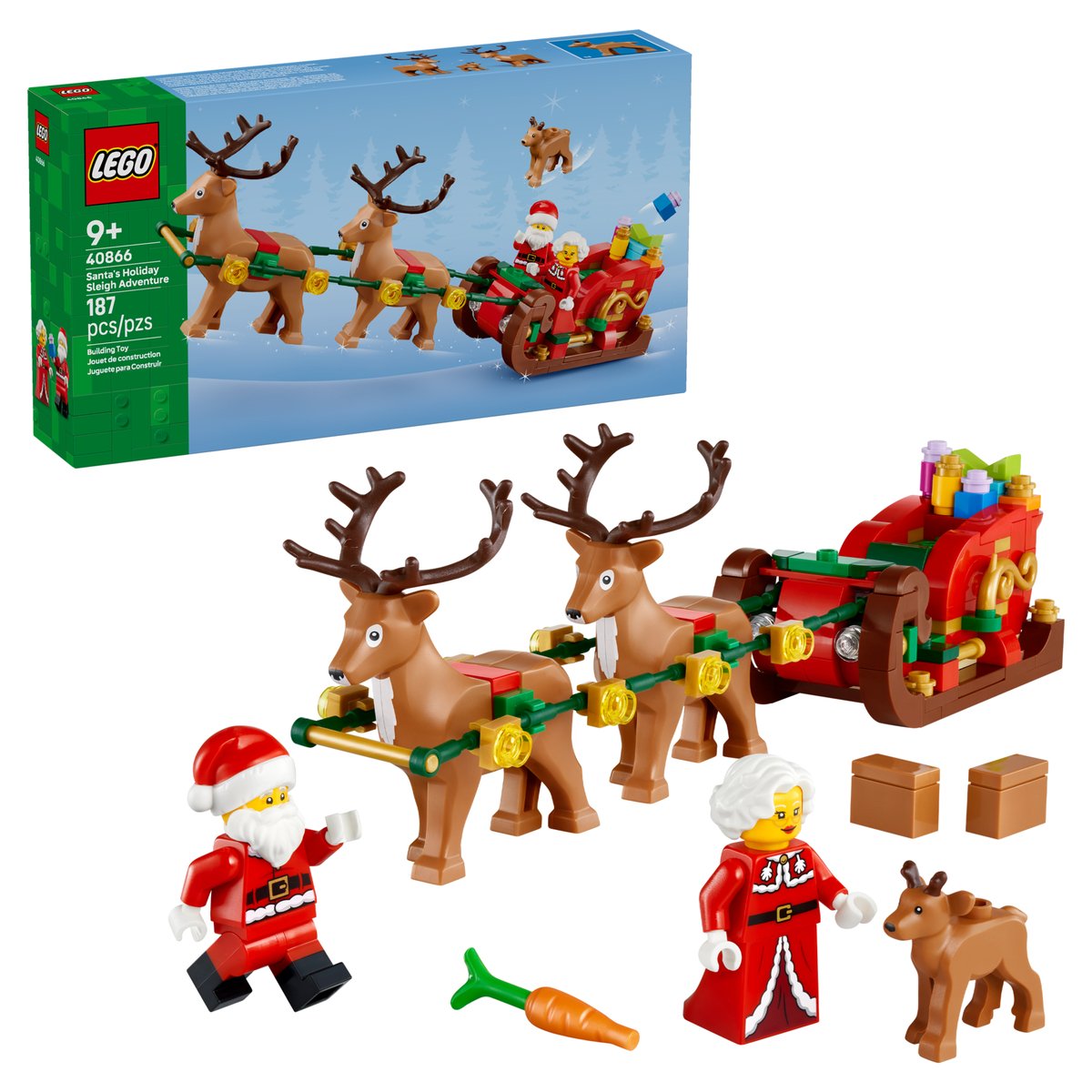LEGO 40866 耶誕老人的佳節雪橇大冒險