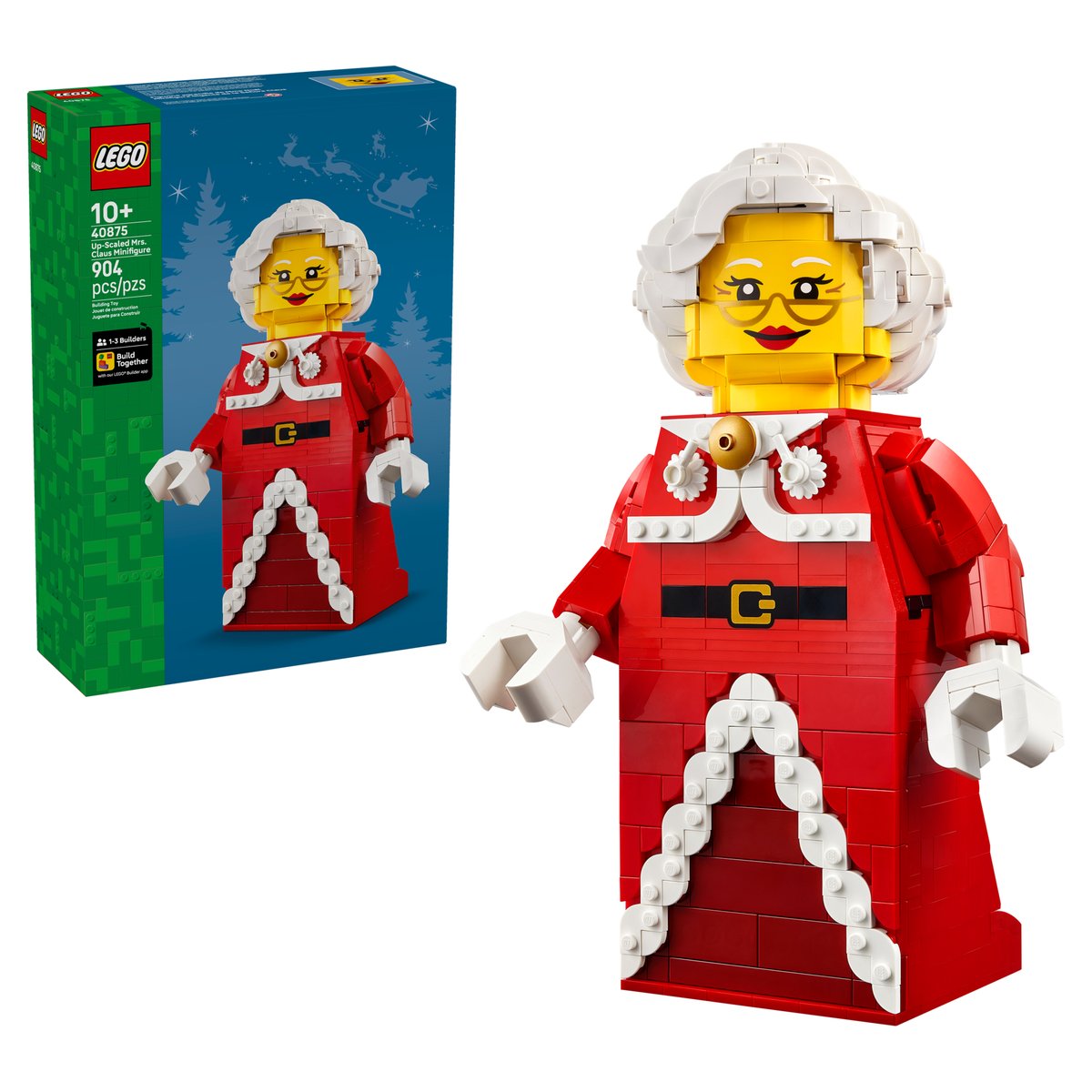 LEGO 40875 放大版耶誕老婆婆人偶