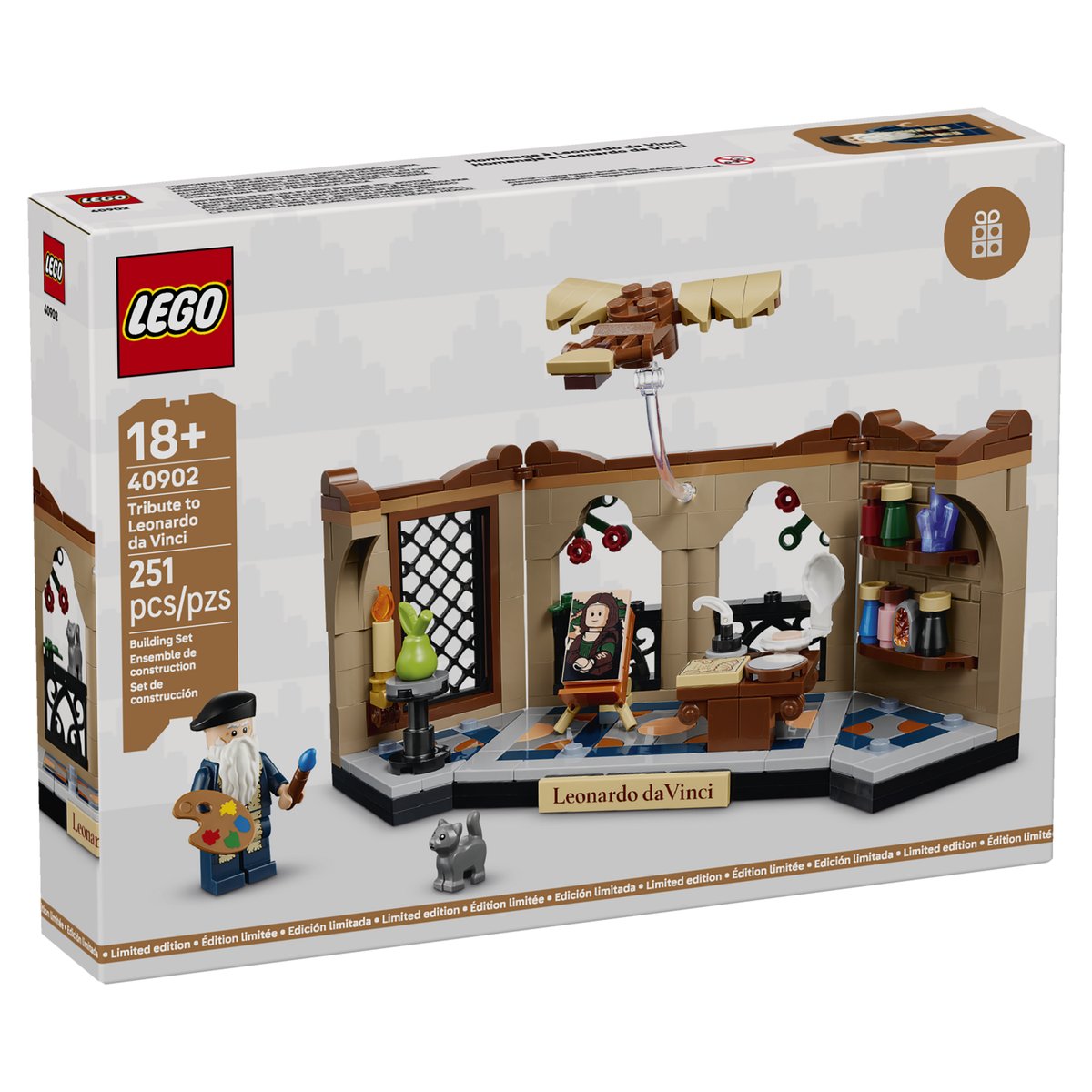LEGO 40902 致敬李奧納多・達文西
